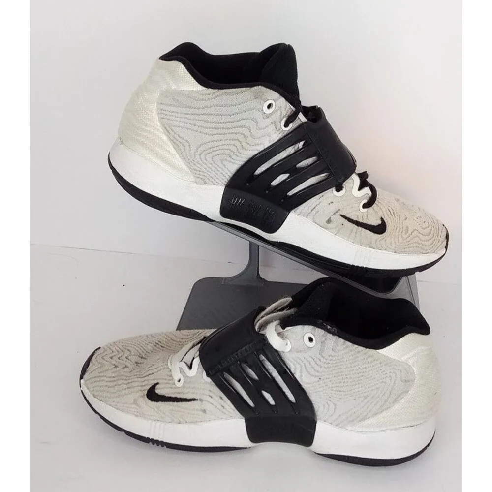 Men's Nike KD 14 TB Air Zoom Basketball Sneakers DA7850-100 White/Black Size 7.5